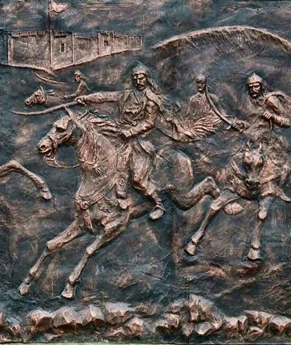 Pasinler Savaşı Rölyef Heykel